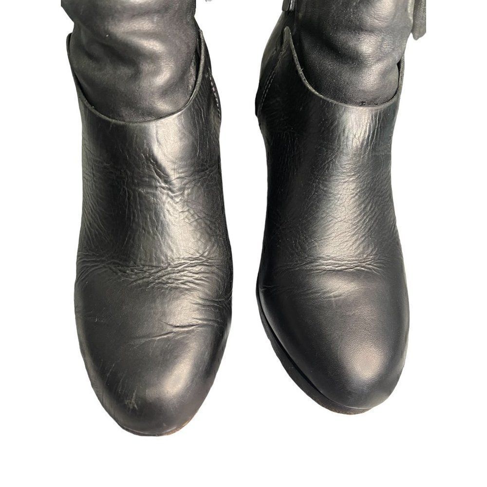 Rag & Bone Ankle Western Black Boots Size 37.5 - Picture 4 of 8